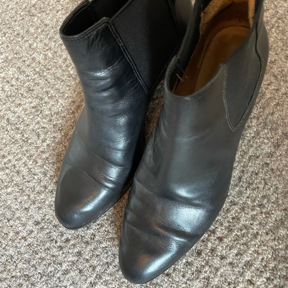 Via Spiga Black Leather Booties - Picture 4 of 7